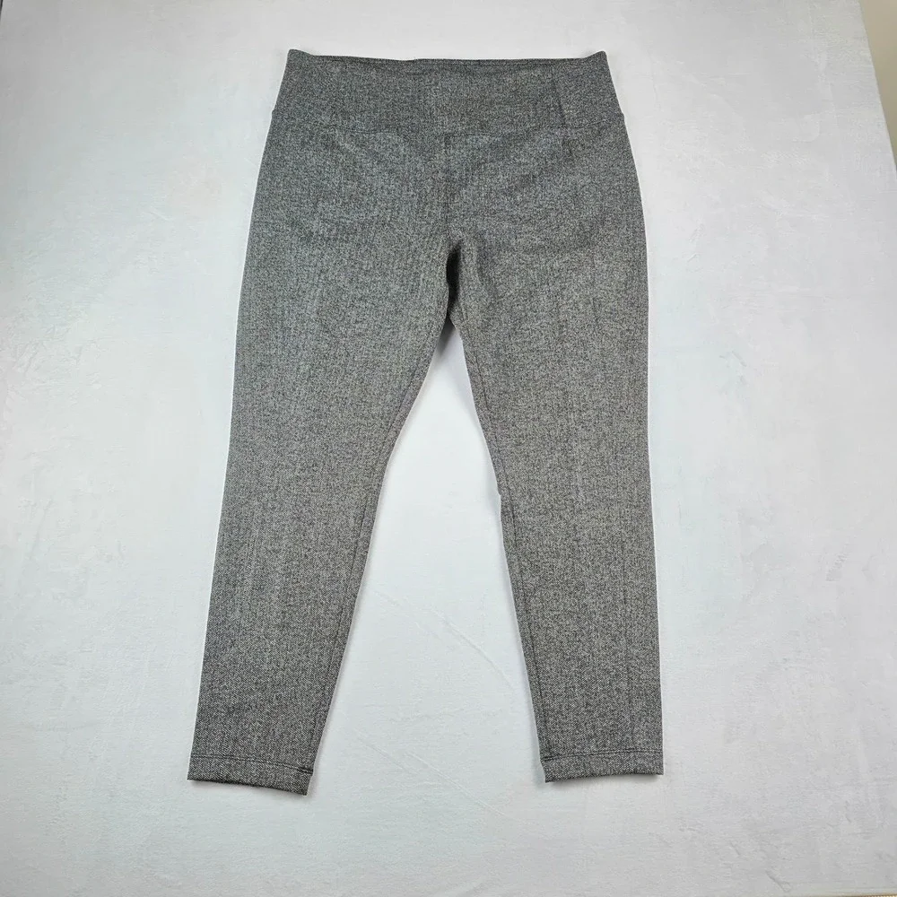 Athleta Delancey Herringbone Tights Pants Women's XL High Waisted Athletic‎